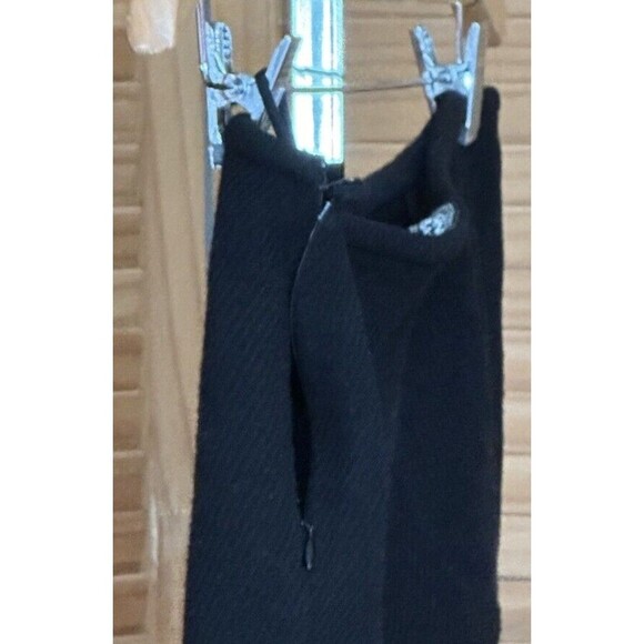 Gianni Versace Women's Black Wool Pull On Flare Pants Size 29 x 30 - Picture 7 of 11